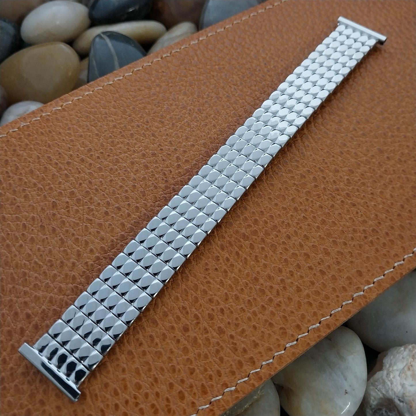 19mm 18mm 16mm Bristol Stainless Steel Expansion Unused 1950s Vintage Watch Band