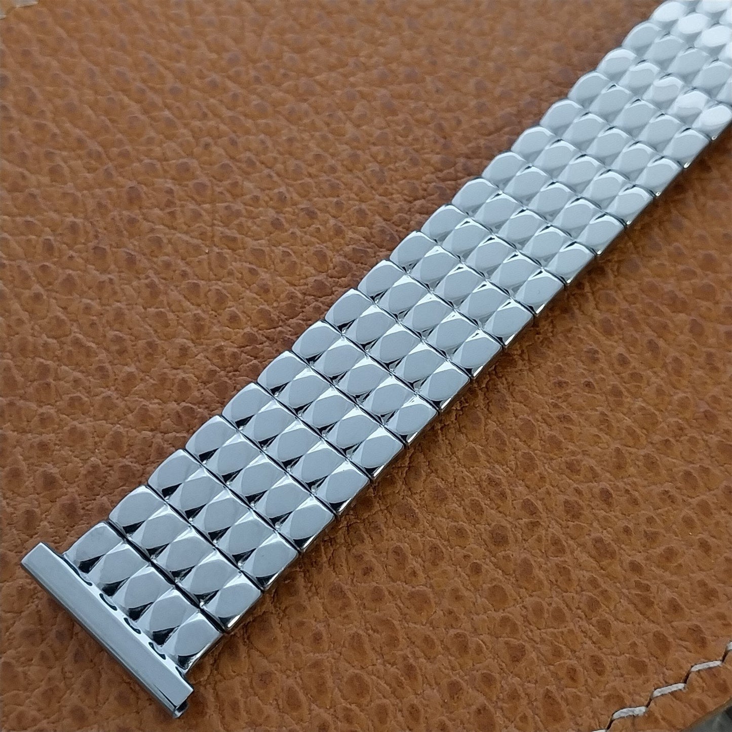 19mm 18mm 16mm Bristol Stainless Steel Expansion Unused 1950s Vintage Watch Band