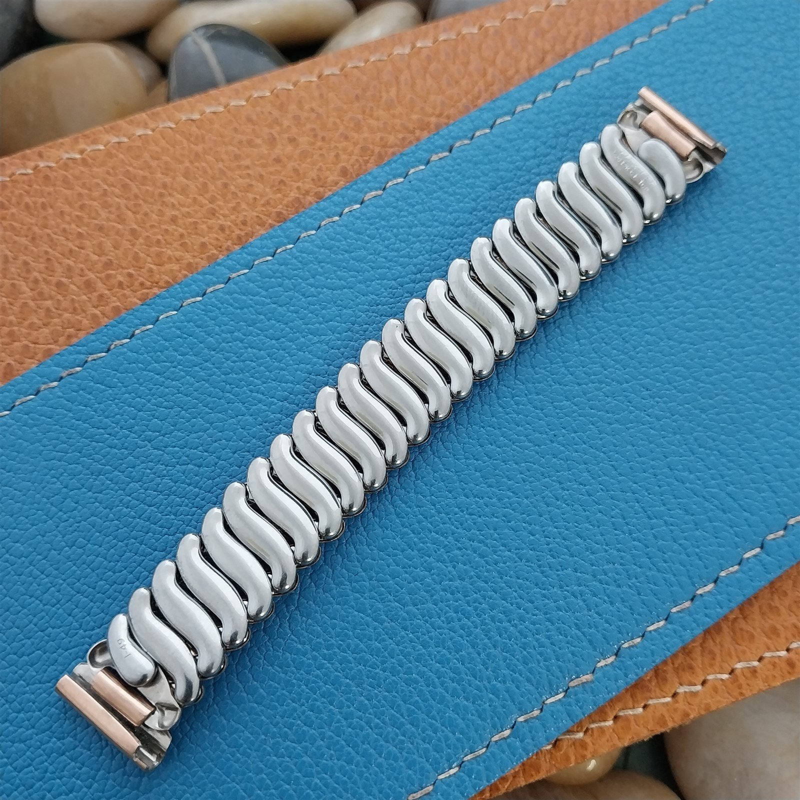 5/8" Short 12k Rose Gold-Filled Flex-Let Unused 1949 Vintage Watch Band