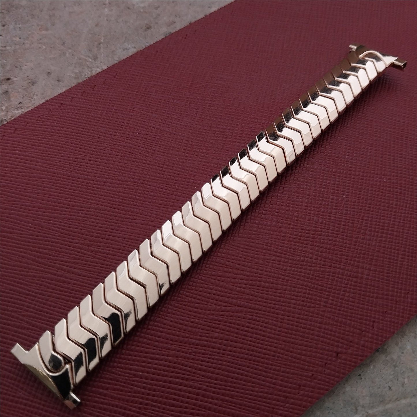 19mm 18mm 16mm Rose Gold-Filled JB Champion 1950s Unused Vintage Watch Band