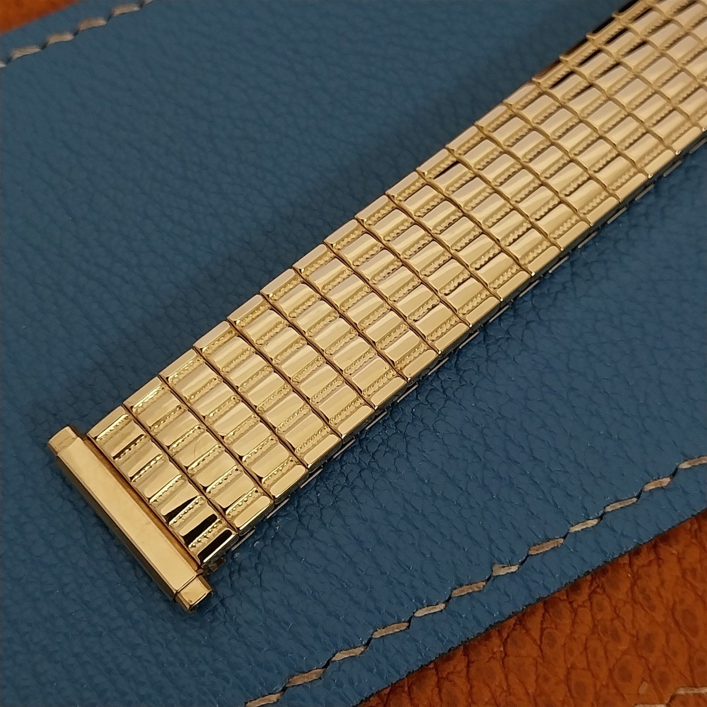 18mm 19mm 16mm Gold RGP Speidel Tribune 1970s Unused Vintage Watch Band