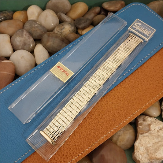 18mm 19mm 16mm Gold RGP Speidel Tribune 1970s Unused Vintage Watch Band