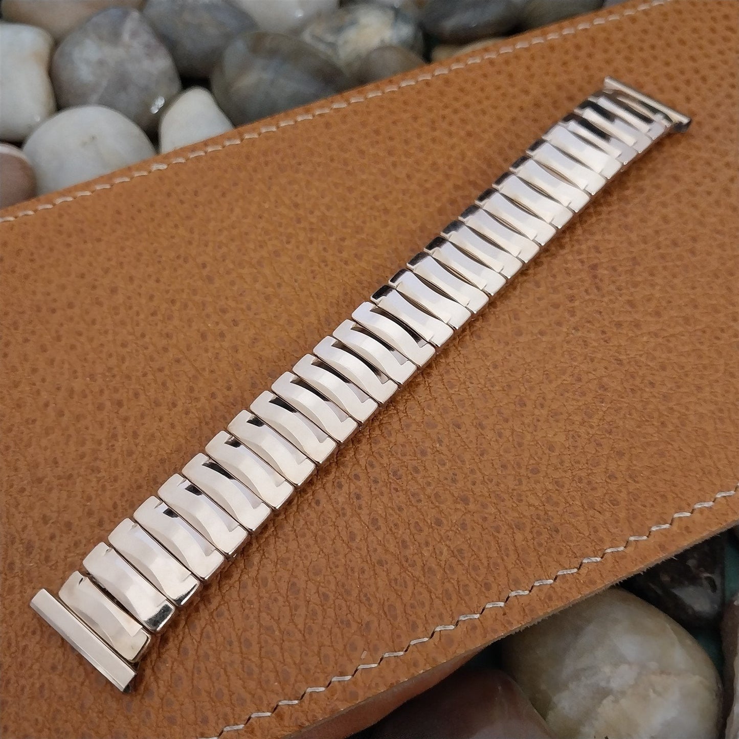 19mm 18mm Rose Gold-Filled JB Champion Venetian 1950s Unused Vintage Watch Band