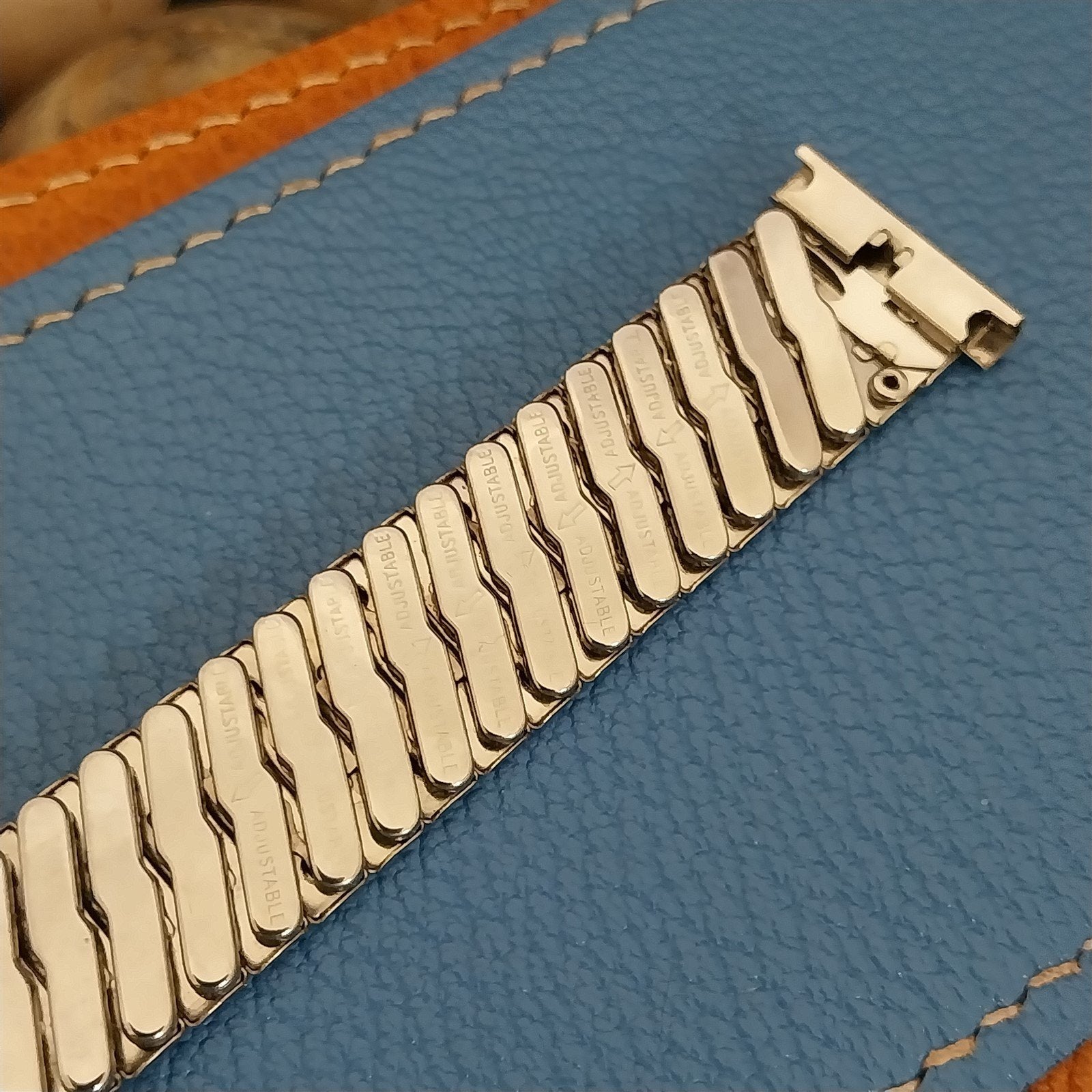 19mm 18mm Baldwin Stainless Steel Expansion nos Unused 1960s Vintage Watch Band