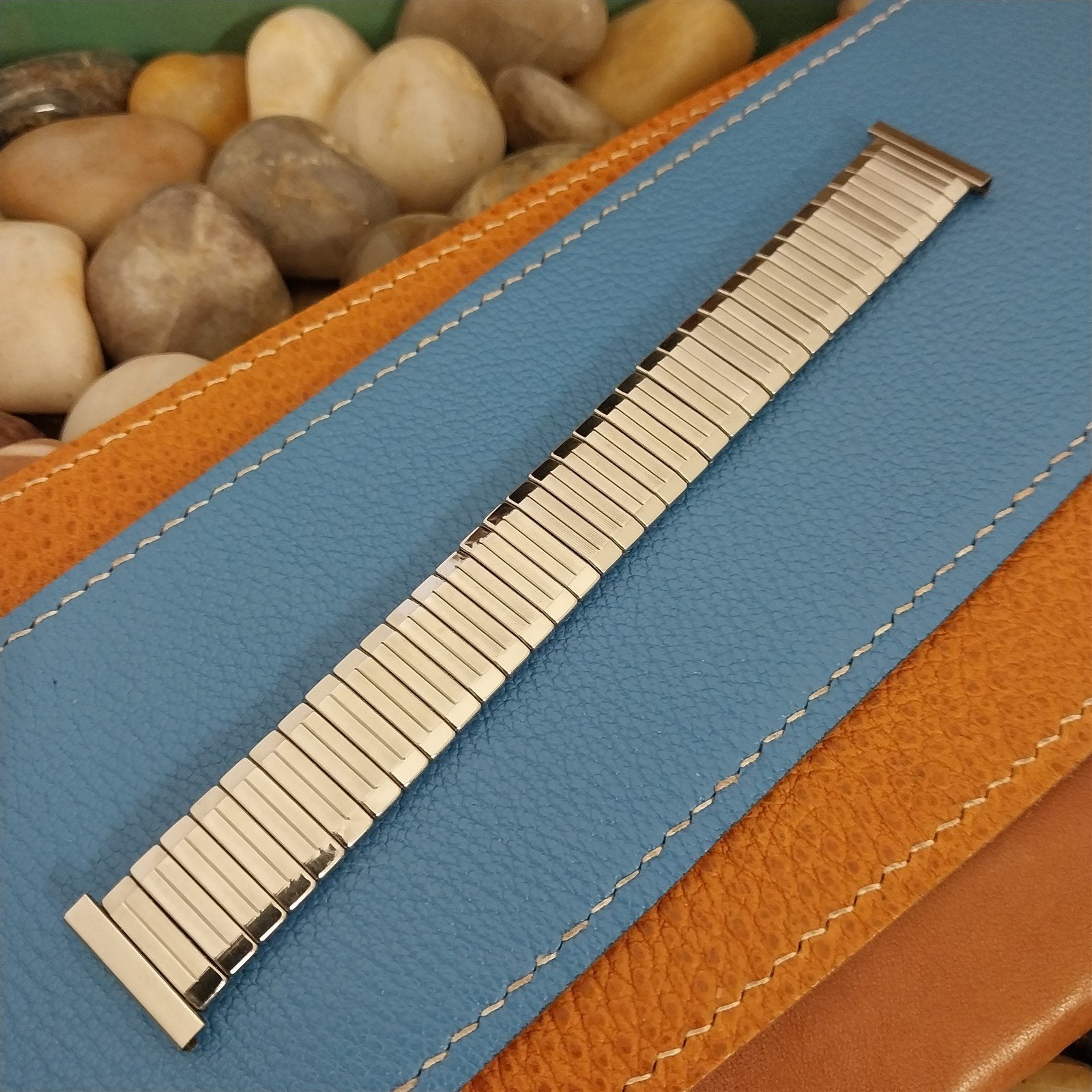 19mm 18mm Baldwin Stainless Steel Expansion nos Unused 1960s Vintage Watch Band