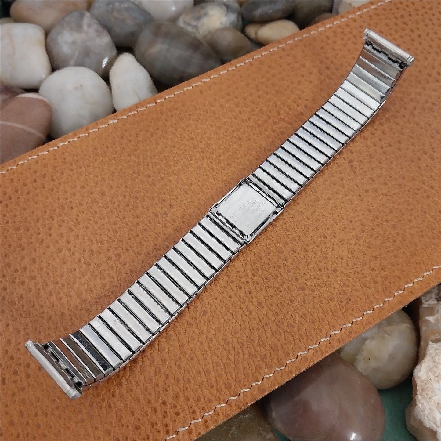 19mm 18mm Kreisler Long Stainless Steel 1970 Calendar Unused Vintage Watch Band