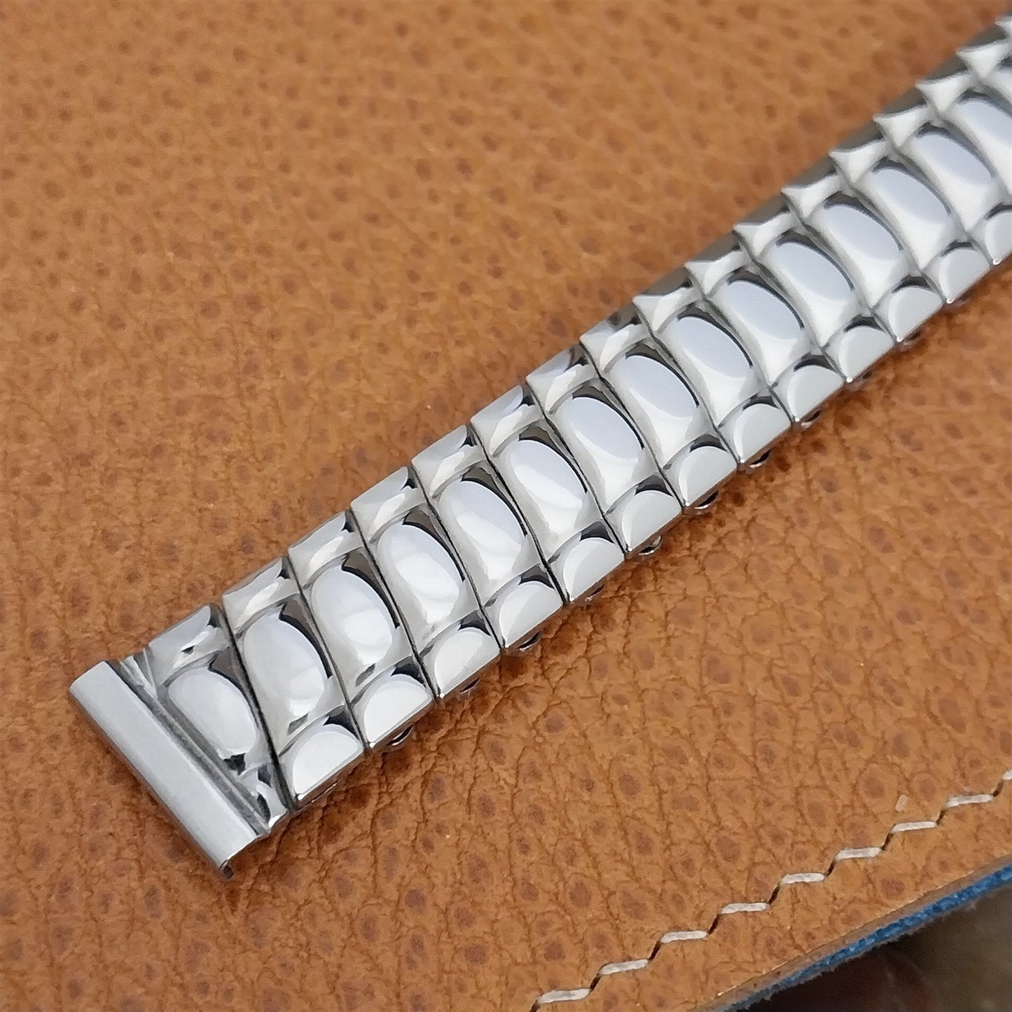 1950s Bellavance 5/8" Stainless Steel Expansion Unused Vintage Watch Band