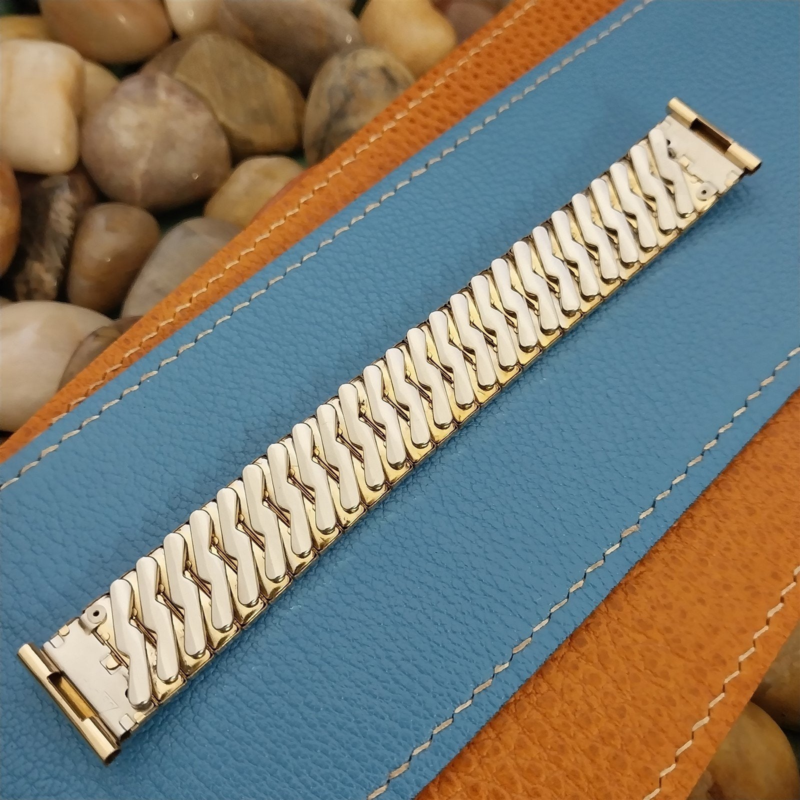 19mm 18mm 17.2mm Gold-Fill JB Champion Expansion Unused 1950s Vintage Watch Band