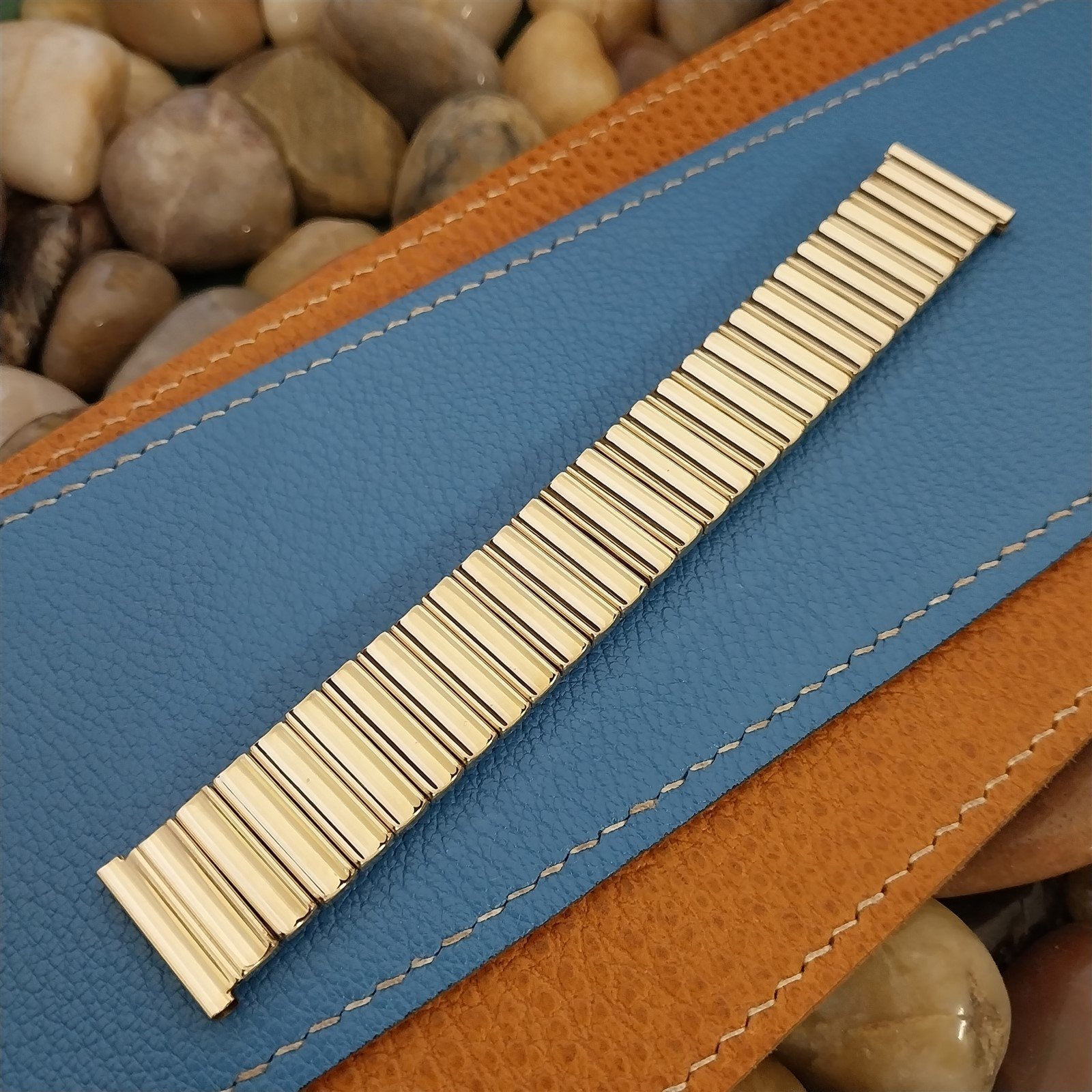 19mm 18mm 17.2mm Gold-Fill JB Champion Expansion Unused 1950s Vintage Watch Band