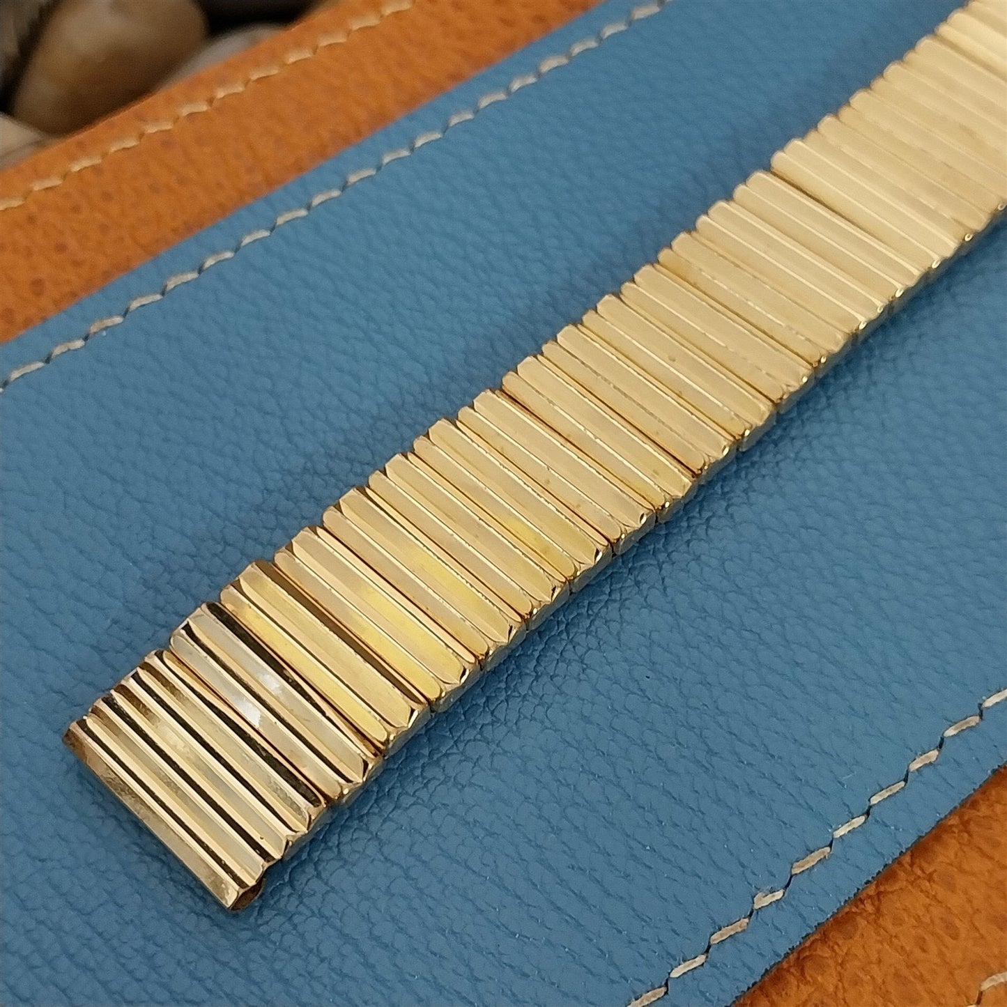 17.2mm Gold-Filled JB Champion Expansion MCM Unused 1950s Vintage Watch Band