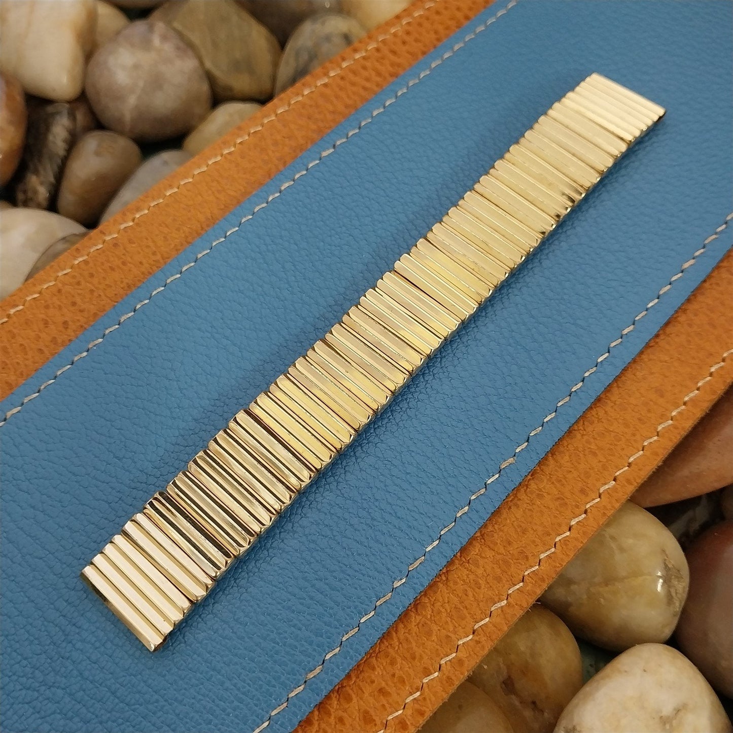 17.2mm Gold-Filled JB Champion Expansion MCM Unused 1950s Vintage Watch Band