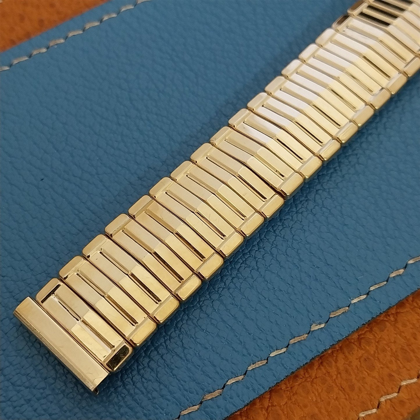 17.2mm Gold-Filled JB Champion Expansion MCM Unused 1950s Vintage Watch Band