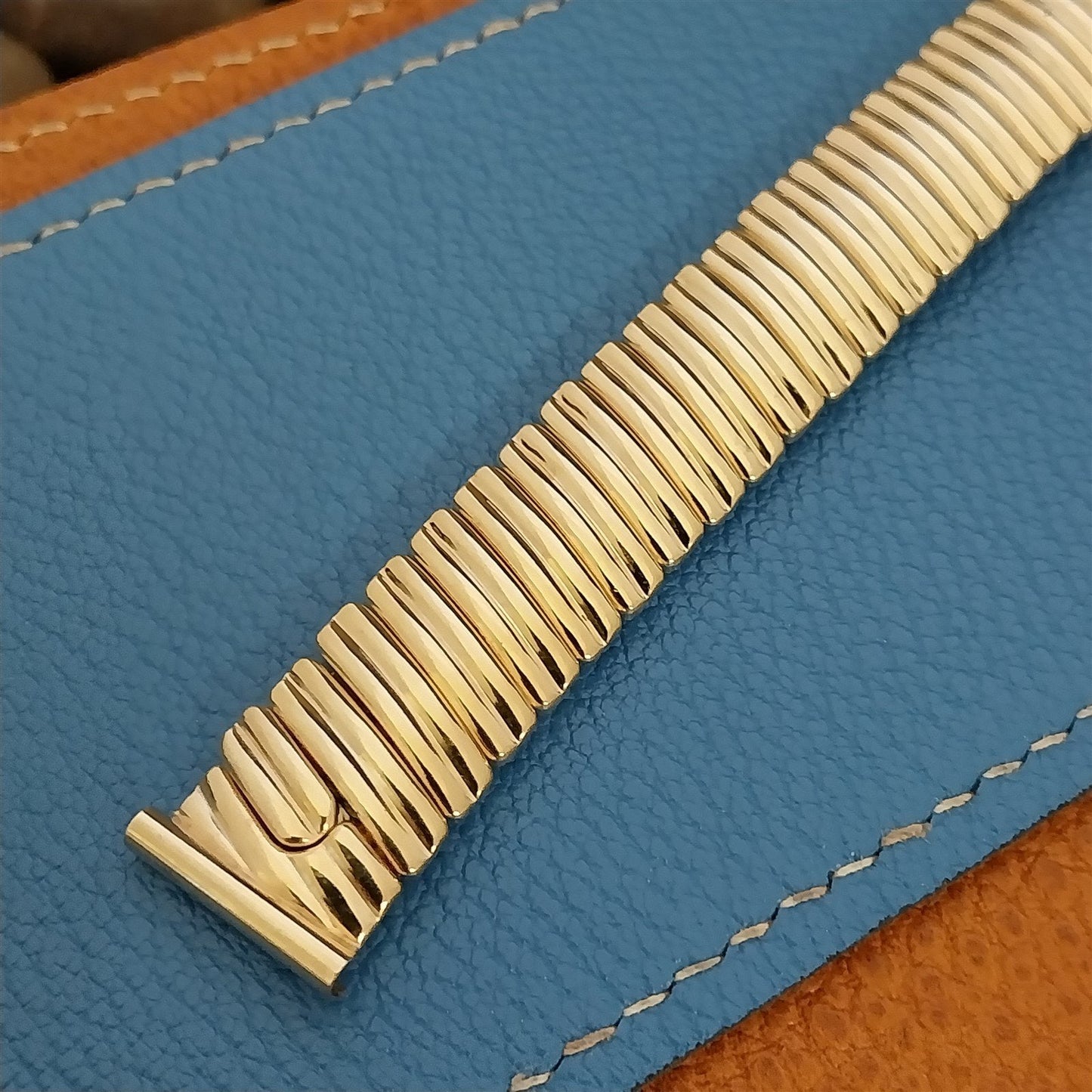 5/8" Short 12k Gold-Filled JB Champion Triumph Unused 1950s Vintage Watch Band