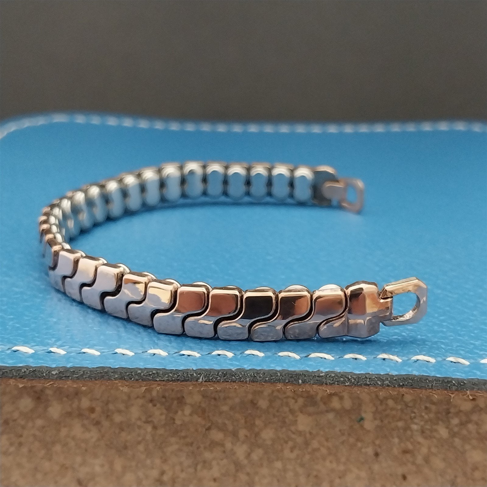 Ladies 10k Pink Rose Gold-Filled Stonewall 1940s Unused Vintage Watch Band