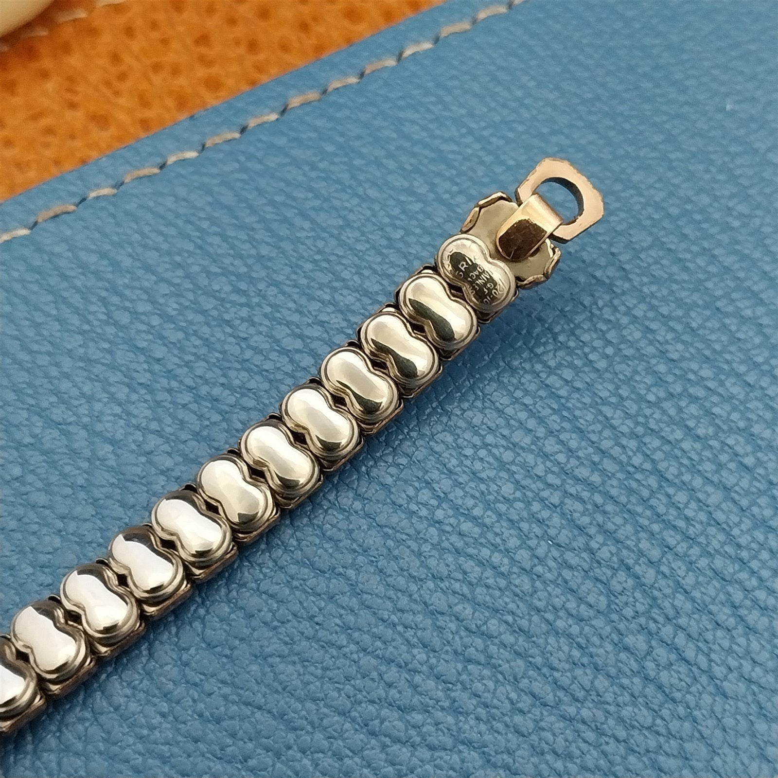 Ladies 10k Pink Rose Gold-Filled Stonewall 1940s Unused Vintage Watch Band