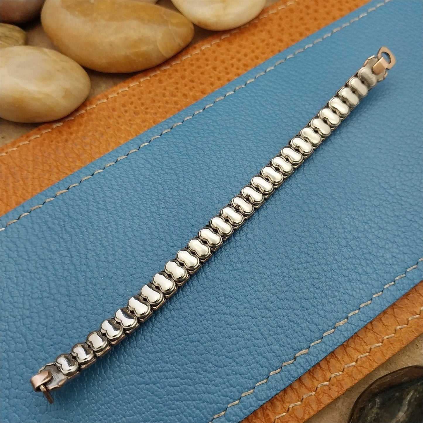 Ladies 10k Pink Rose Gold-Filled Stonewall 1940s Unused Vintage Watch Band