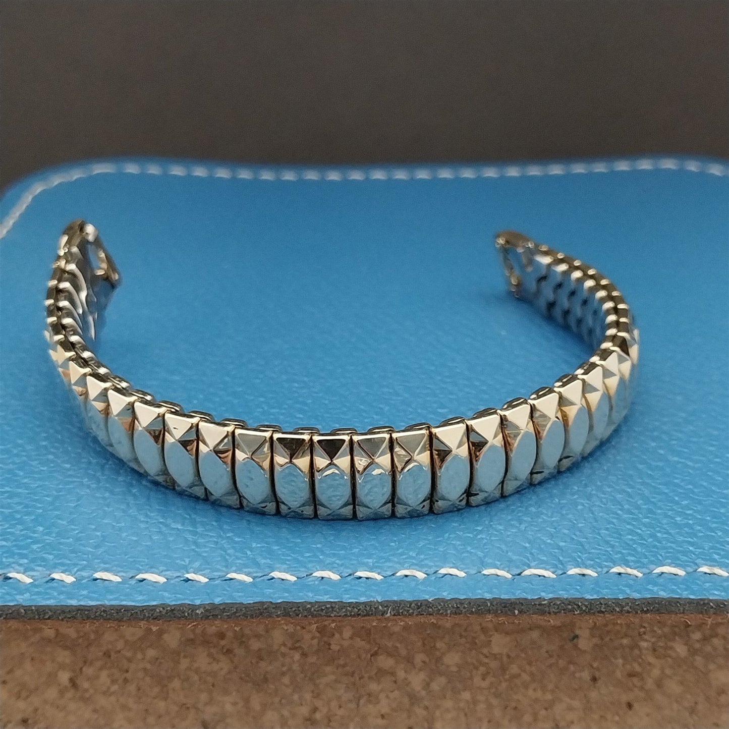 50s Vintage Ladies Yellow Gold-Fill Speidel Catalina Unused Cocktail Watch Band