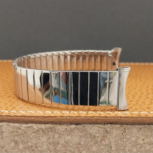 19mm 18mm UniFlex Stainless Steel Slim Expansion Unused 1960s Vintage Watch Band