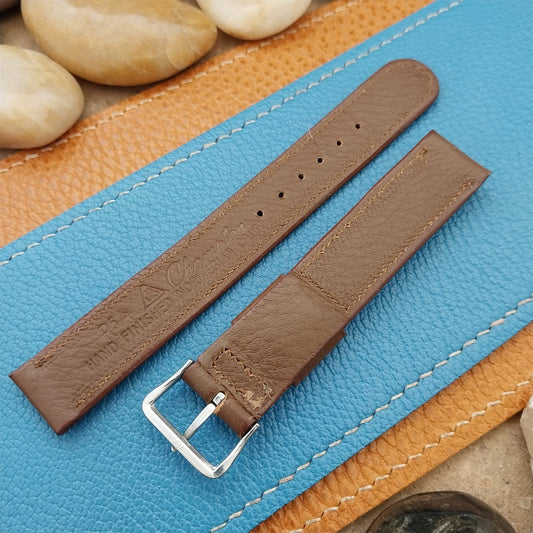 Vintage Elgin Signed Buckle & 5/8" JB Champion Calf Classic Unused Watch Band