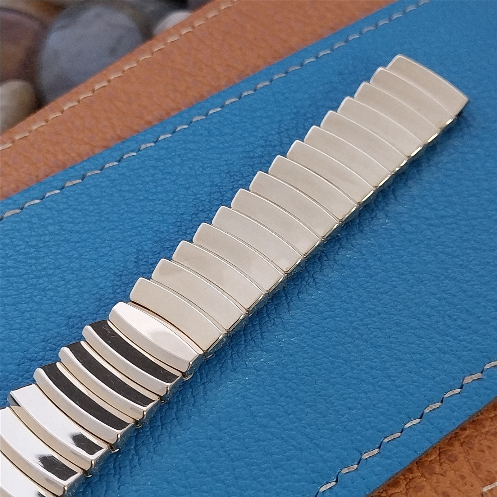 5/8" Gold-Fill JB Champion Deep Scallop mcm Unused nos 1950s Vintage Watch Band