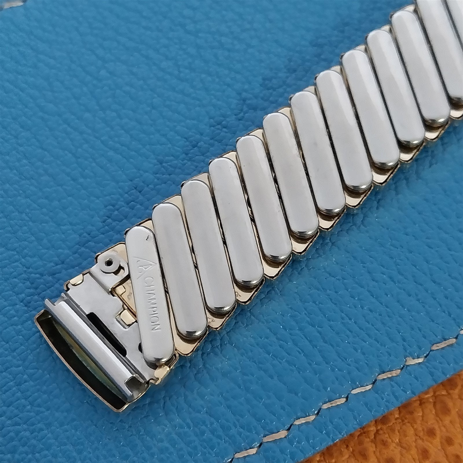 5/8" Gold-Fill JB Champion Deep Scallop mcm Unused nos 1950s Vintage Watch Band