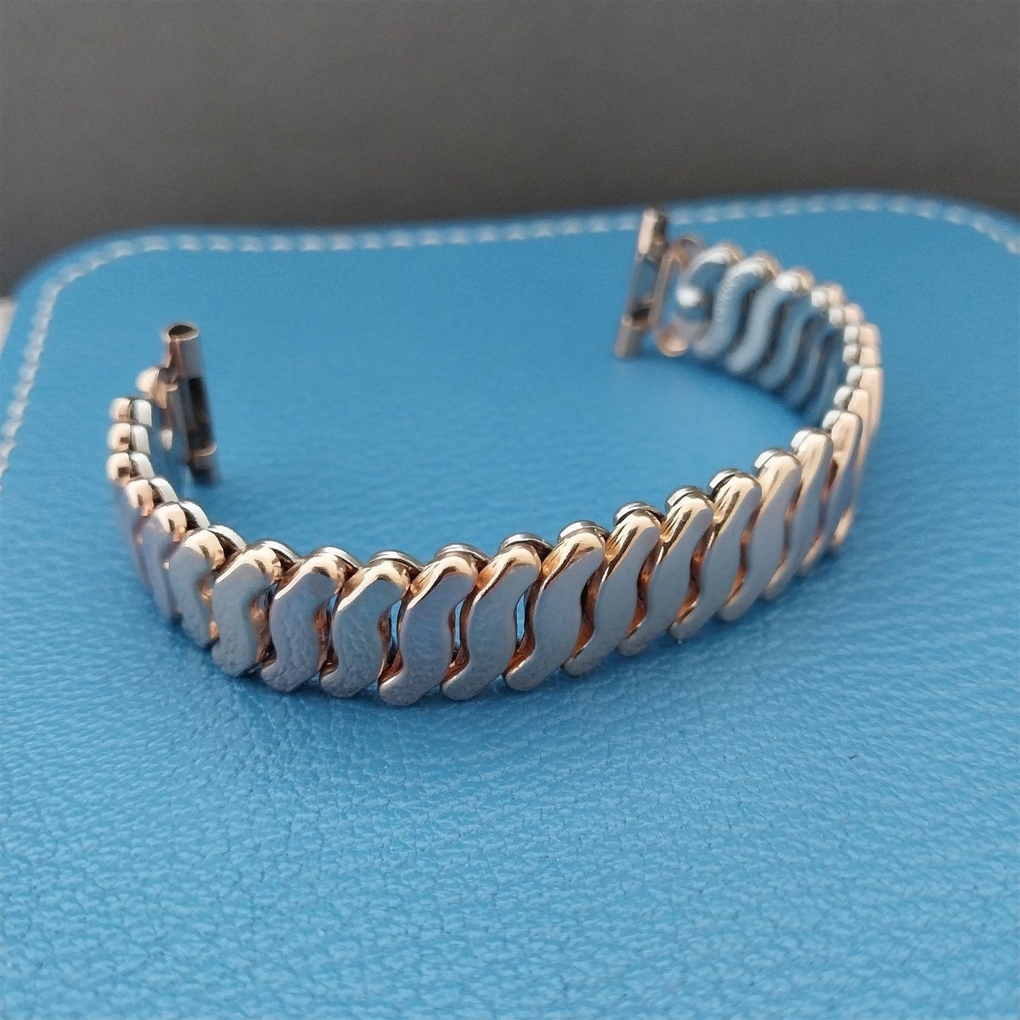 JB Champion Short 12k Rose Gold Filled Classic nos 1940s Vintage Watch Band