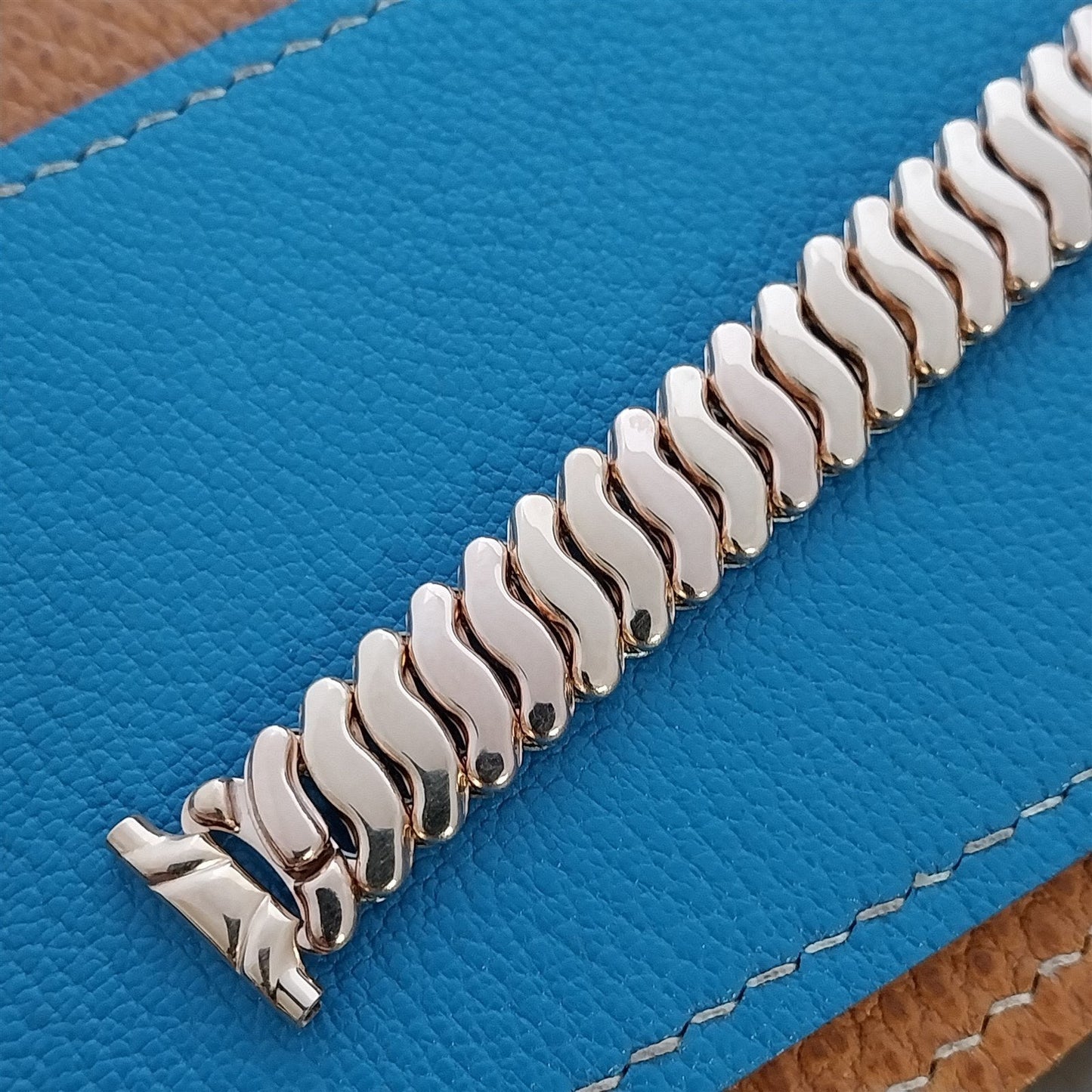 JB Champion Short 12k Rose Gold Filled Classic nos 1940s Vintage Watch Band