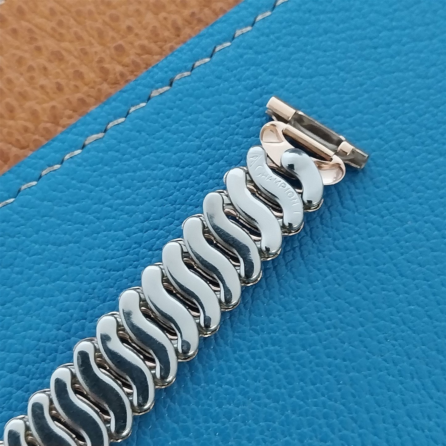 JB Champion Short 12k Rose Gold Filled Classic nos 1940s Vintage Watch Band