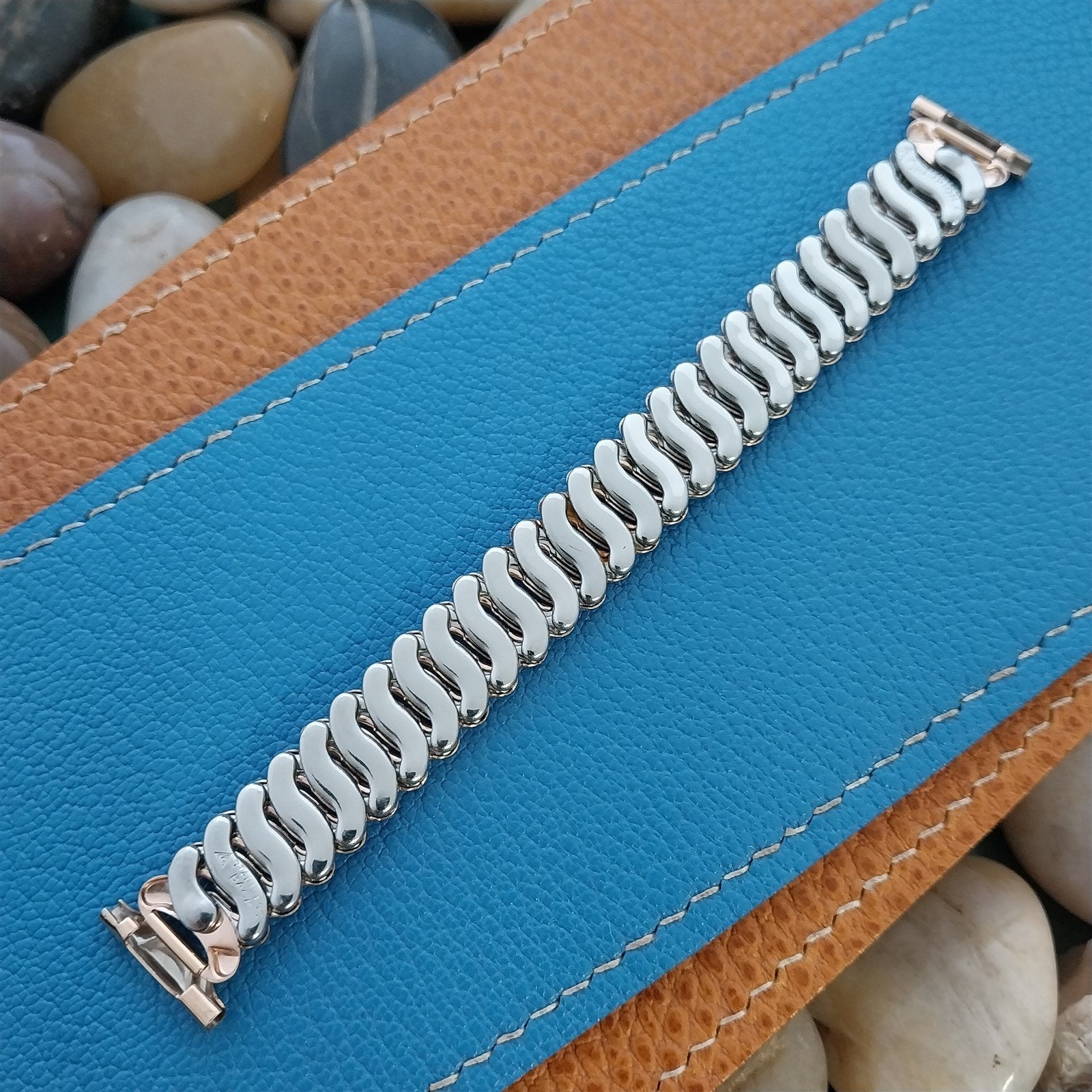 JB Champion Short 12k Rose Gold Filled Classic nos 1940s Vintage Watch Band