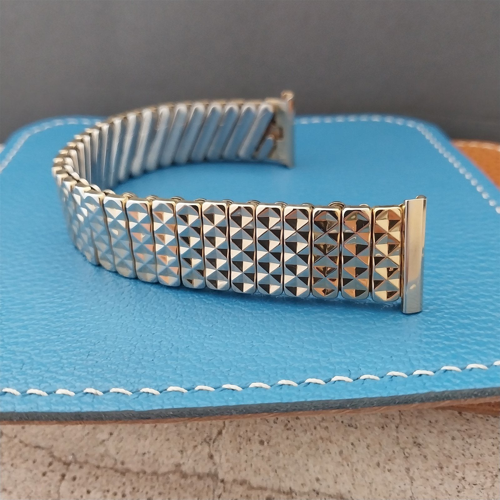 19mm 18mm 12k Gold-Fill JB Champion Diamond Jim Unused 1950s Vintage Watch Band