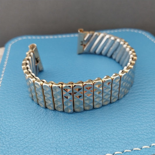 19mm 18mm 12k Gold-Fill JB Champion Diamond Jim Unused 1950s Vintage Watch Band