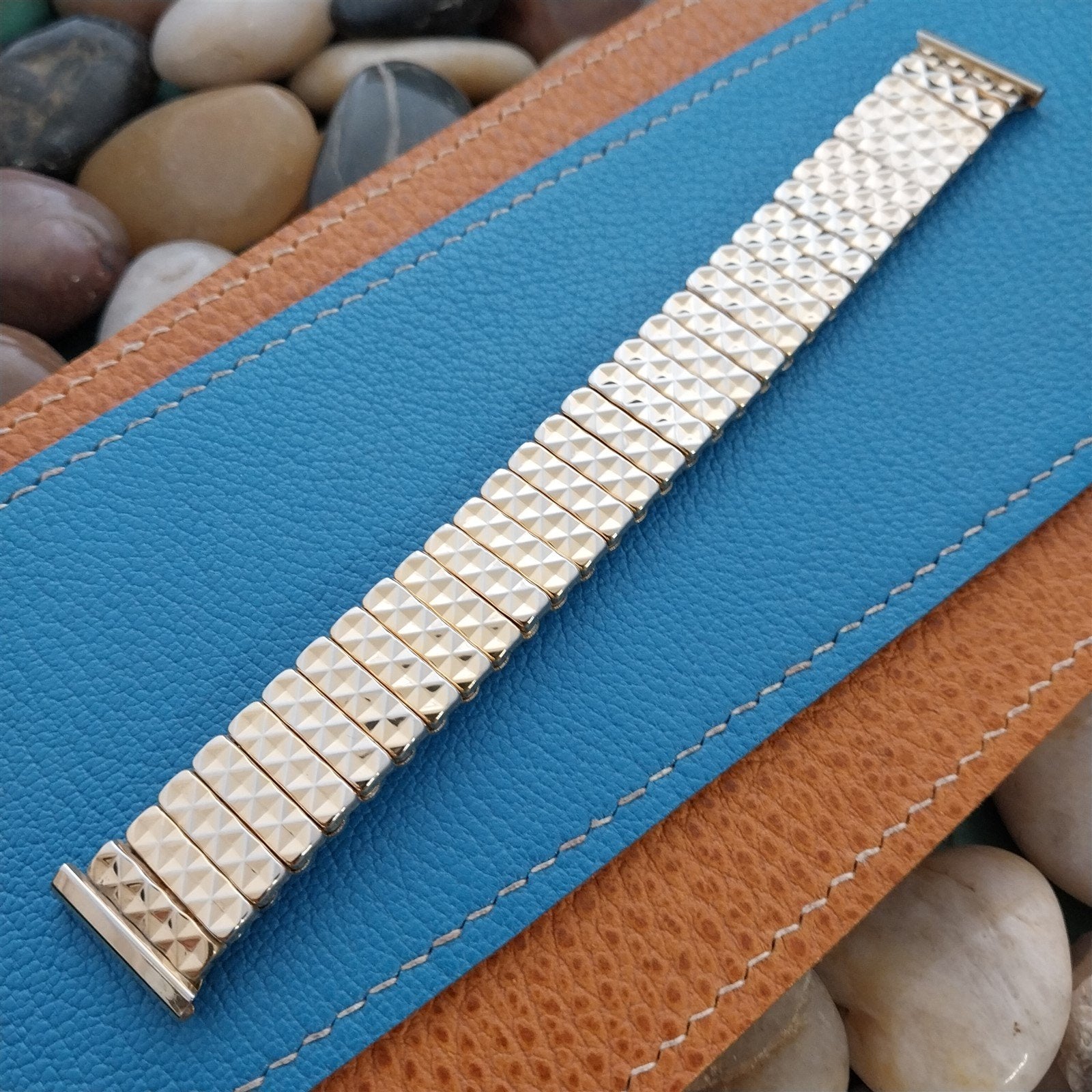 19mm 18mm 12k Gold-Fill JB Champion Diamond Jim Unused 1950s Vintage Watch Band