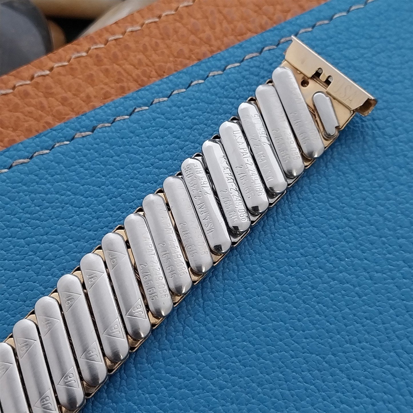 19mm 18mm 12k Gold-Fill JB Champion Diamond Jim Unused 1950s Vintage Watch Band