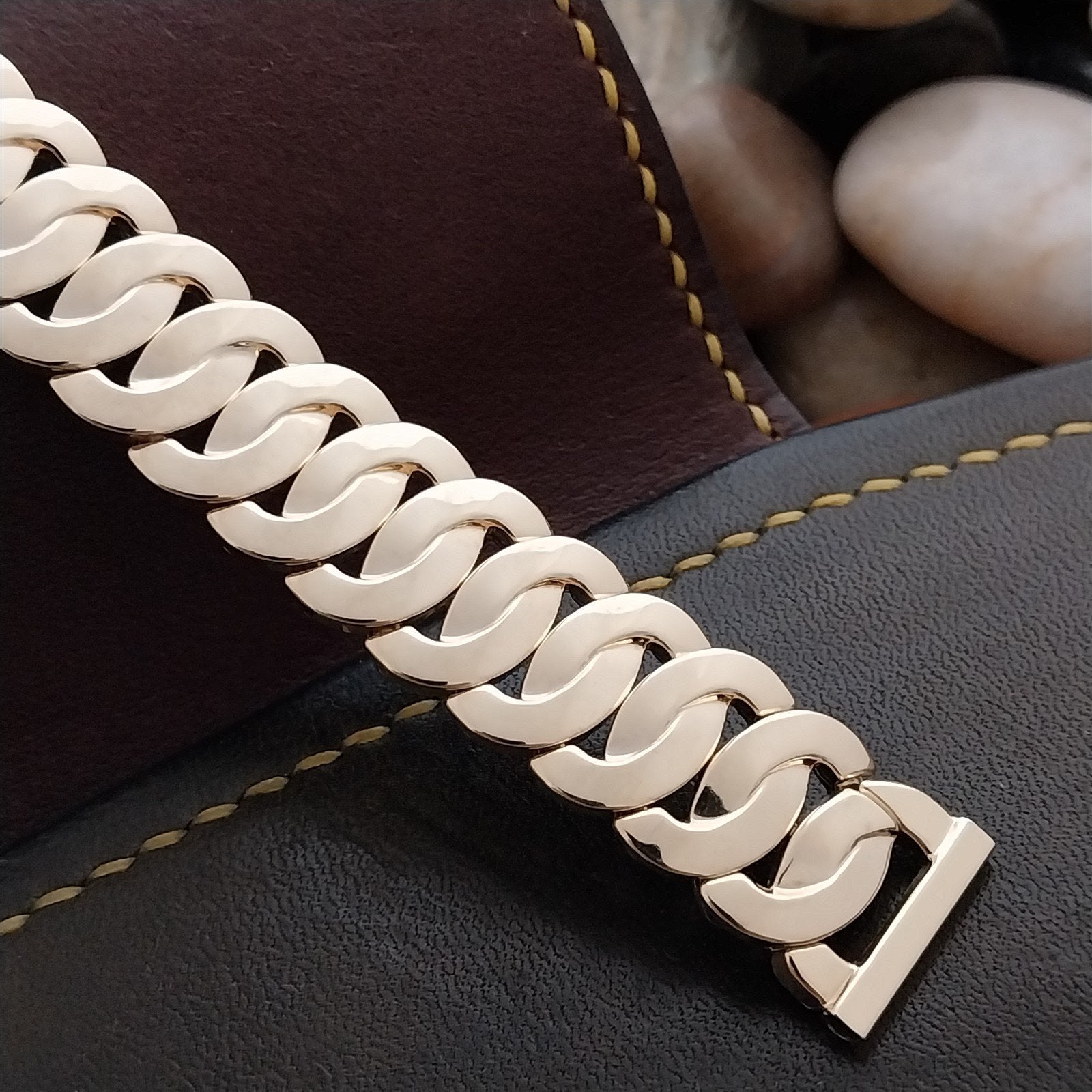 5/8" JB Champion Golden Circle Short Gold-Filled Unused 1950s Vintage Watch Band