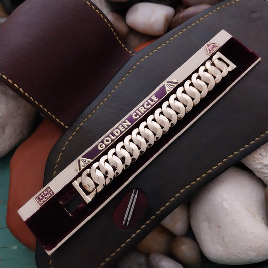 5/8" JB Champion Golden Circle Short Gold-Filled Unused 1950s Vintage Watch Band