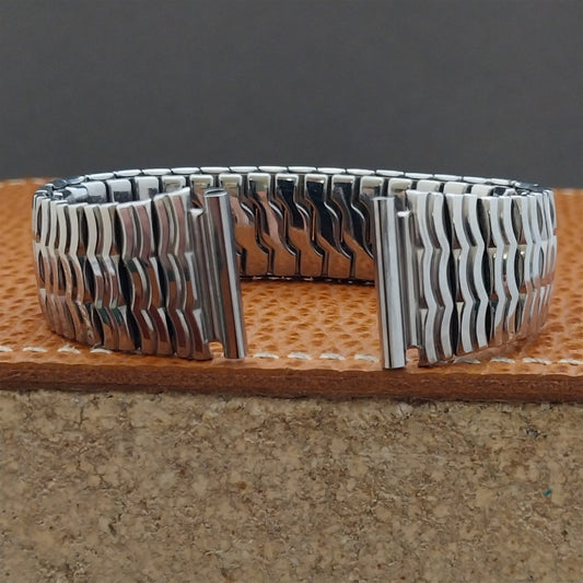 19mm 18mm 17.2mm Gemex Brigand Stainless Unused In Box 1950s Vintage Watch Band