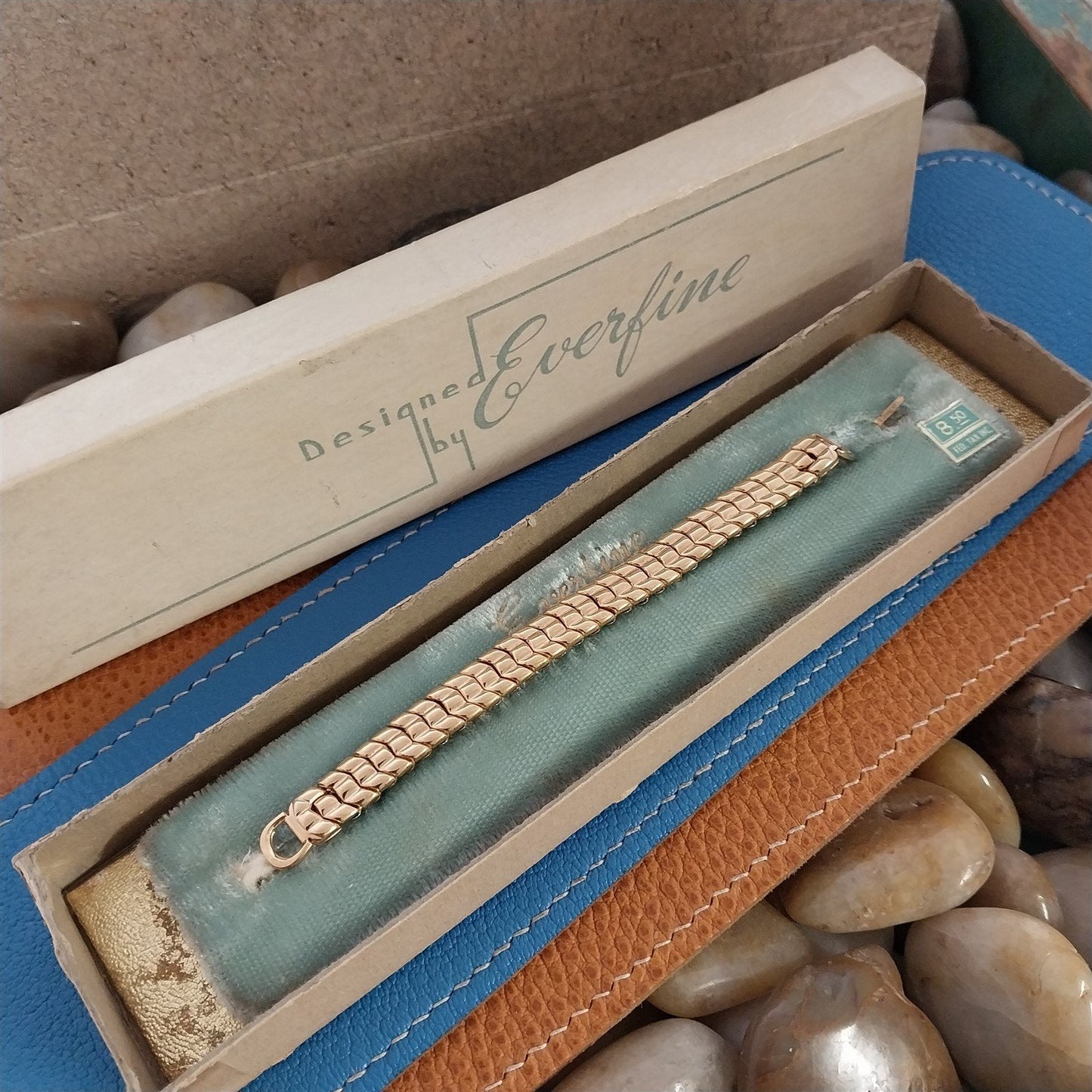 12k Yellow Gold-Filled Ladies Everfine Dorothea 1940s Unused Vintage Watch Band