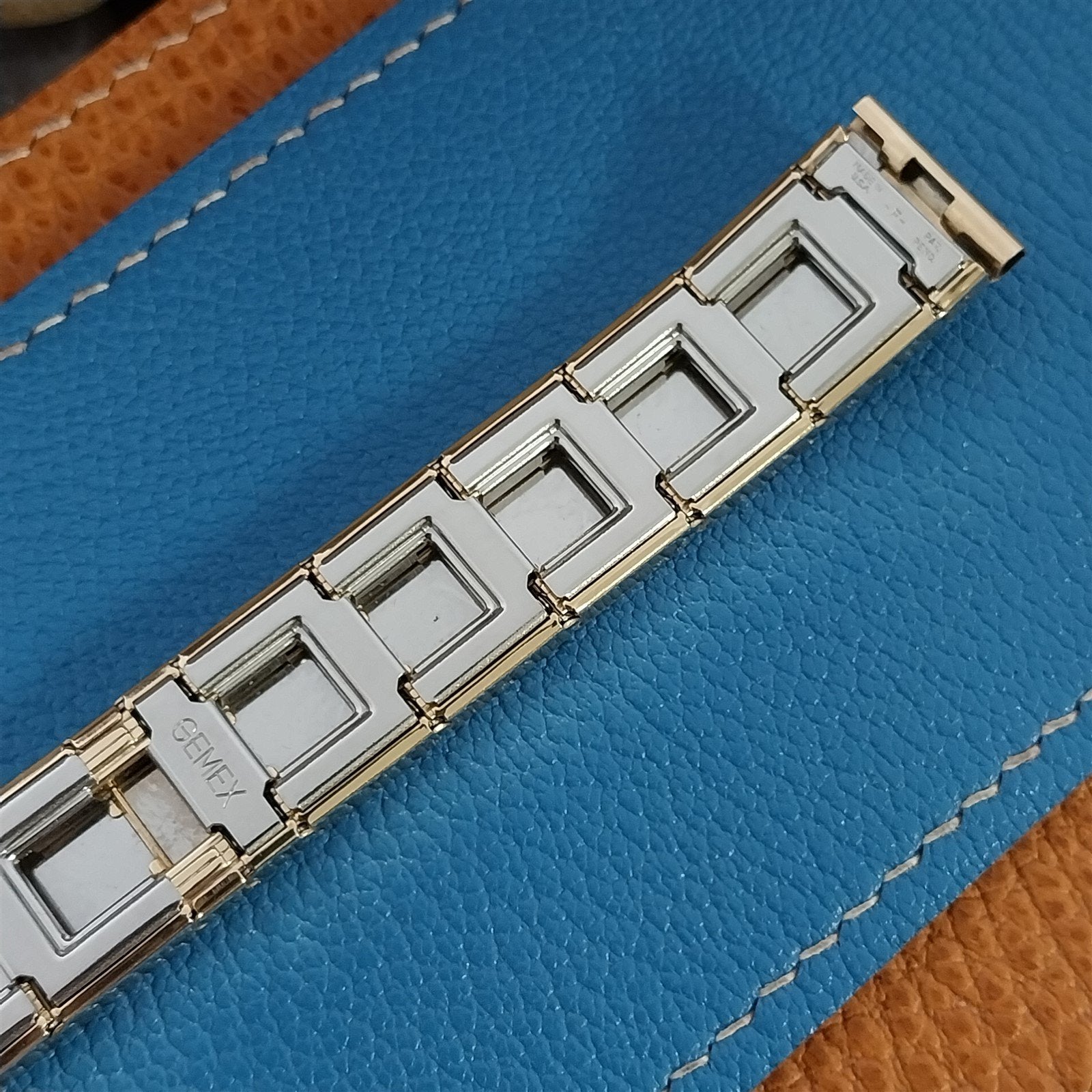 12K Gold-Filled 5/8" Gemex Marlborough mcm Unused nos 1950s Vintage Watch Band