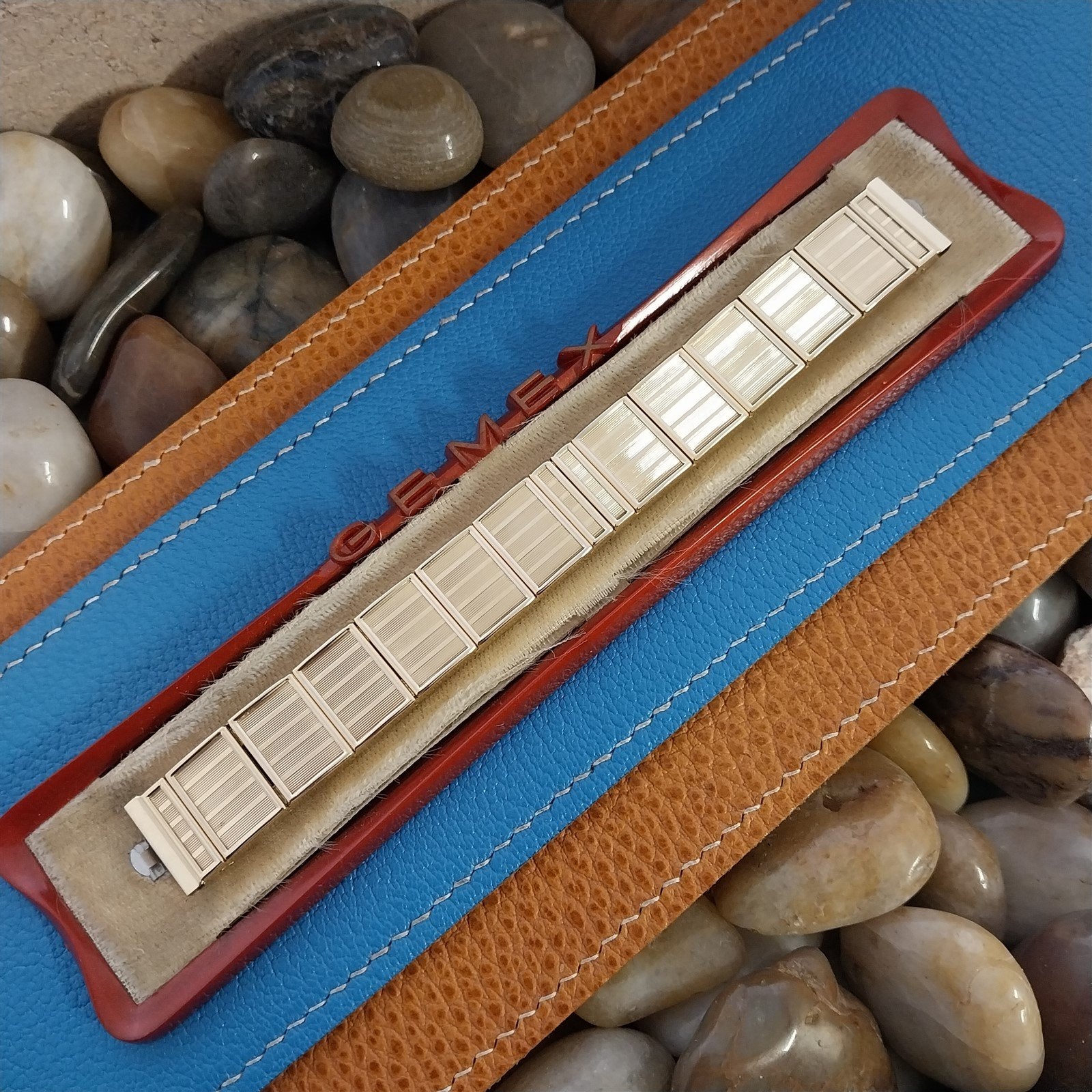 12K Gold-Filled 5/8" Gemex Marlborough mcm Unused nos 1950s Vintage Watch Band