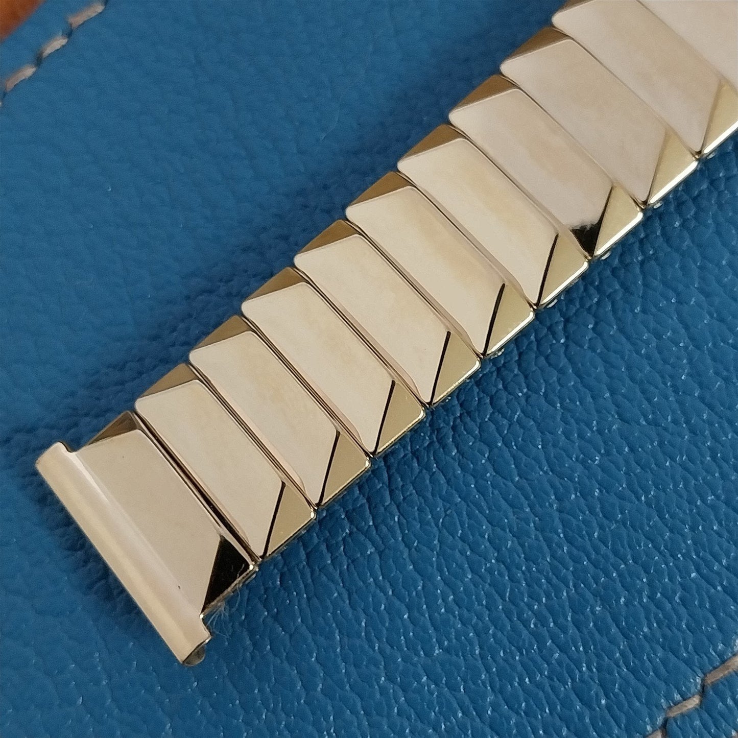 1953 Flex-Let 10K Yellow Gold-Filled Mid Century Unused Vintage Watch Band