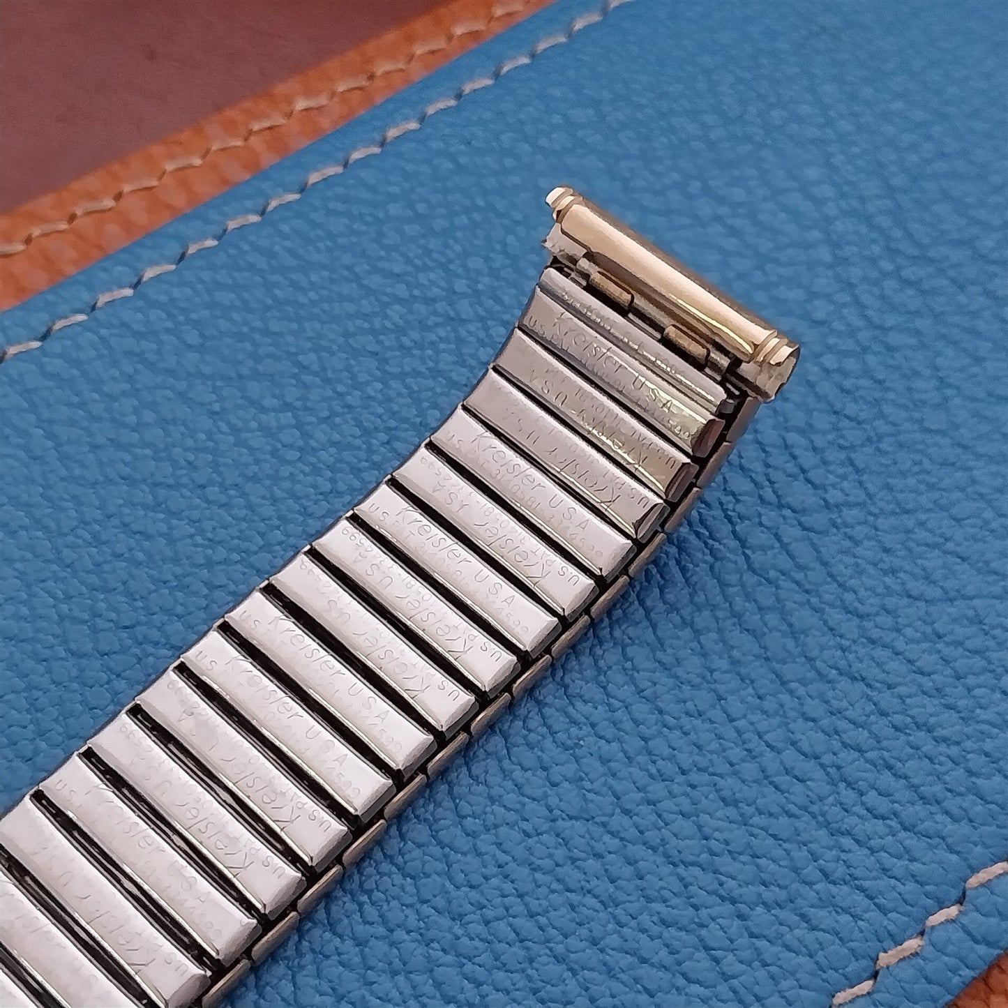 19mm 18mm 17mm Kreisler 10k Yellow Gold-Fille 1960s Stretch Watch Band
