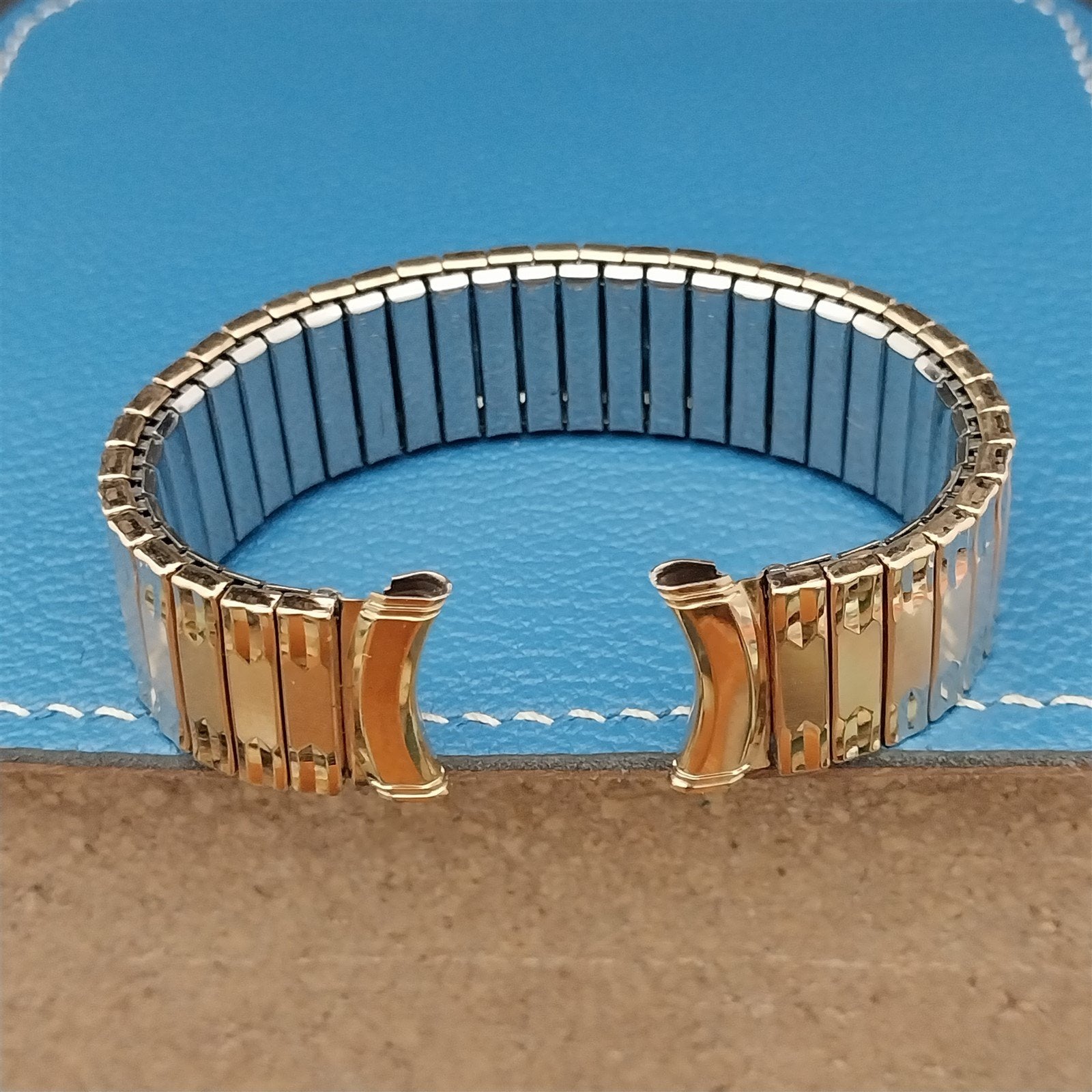 19mm 18mm 17mm Kreisler 10k Yellow Gold-Filled Unused 1960s Vintage Watch Band