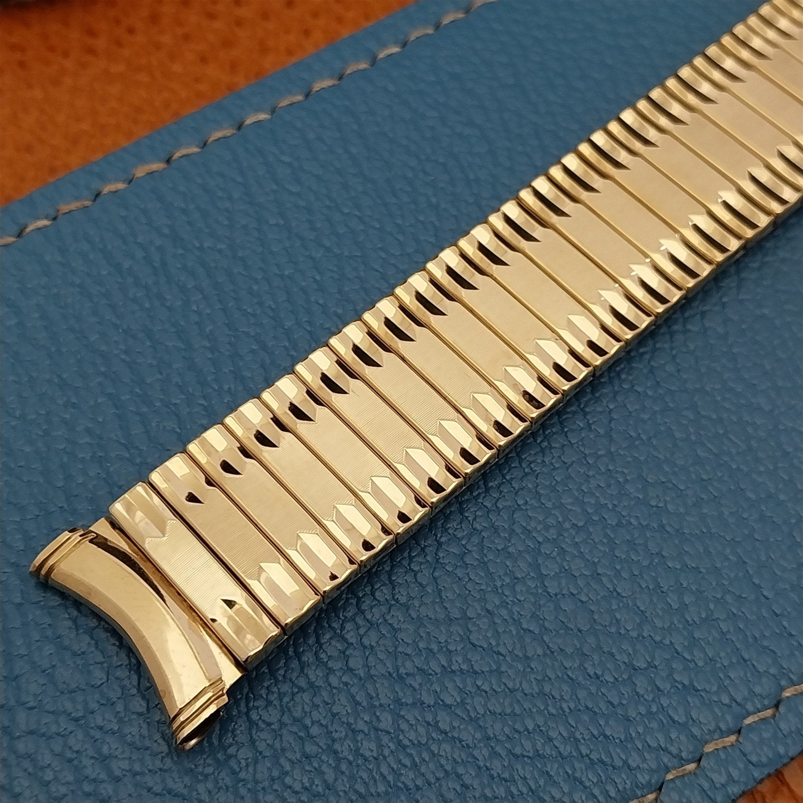 19mm 18mm 17mm Kreisler 10k Yellow Gold-Filled Unused 1960s Vintage Watch Band
