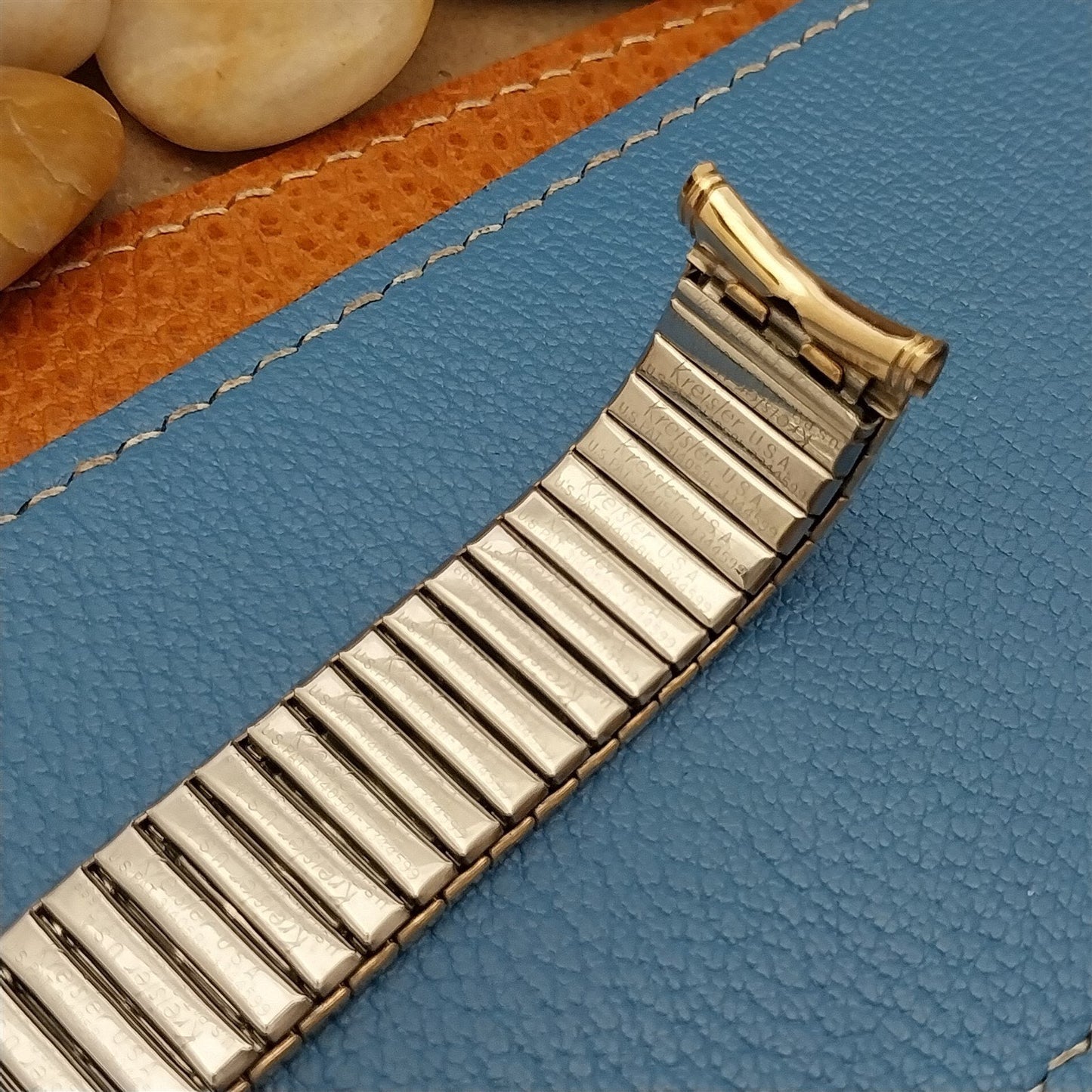 19mm 18mm 17mm Kreisler 10k Yellow Gold-Filled Unused 1960s Vintage Watch Band