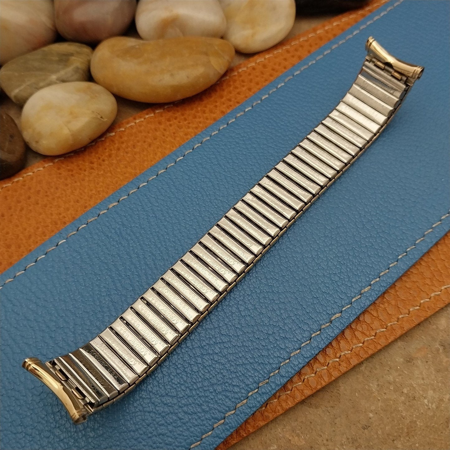 19mm 18mm 17mm Kreisler 10k Yellow Gold-Filled Unused 1960s Vintage Watch Band