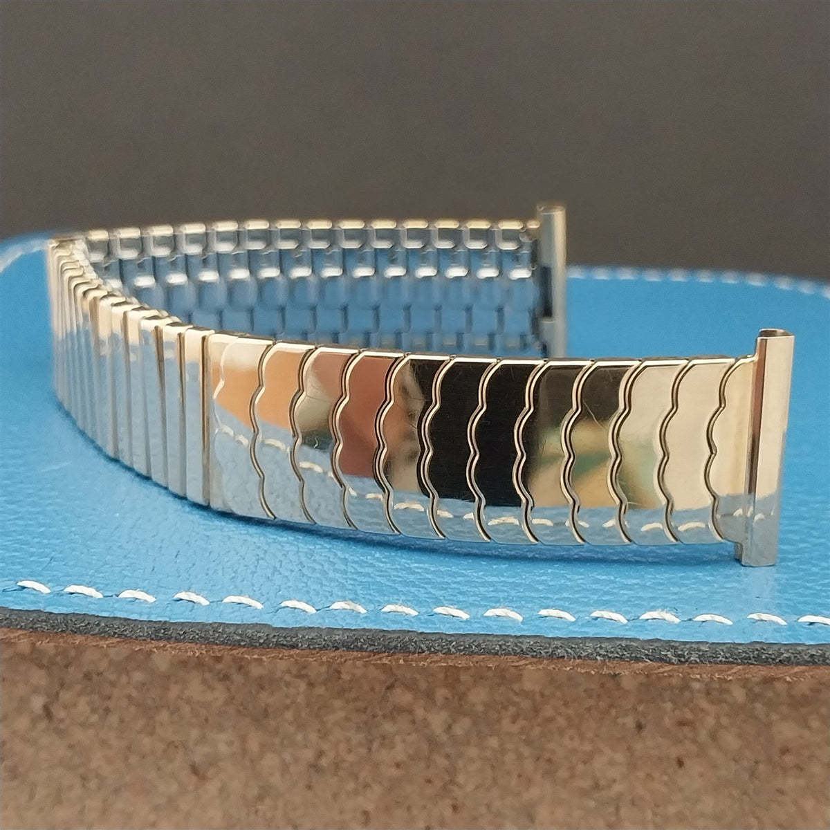 1959 10k Gold-Filled Speidel Riptide Center-Expansion Unused Vintage Watch Band