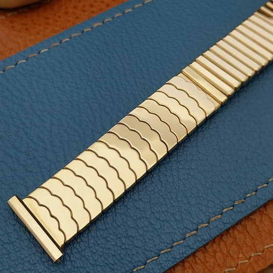 1959 10k Gold-Filled Speidel Riptide Center-Expansion Unused Vintage Watch Band