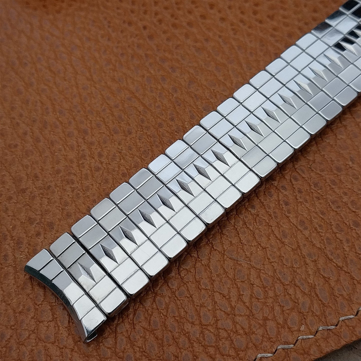 17.2mm Admiral Stainless Steel Expansion Unused 1950s Vintage Watch Band