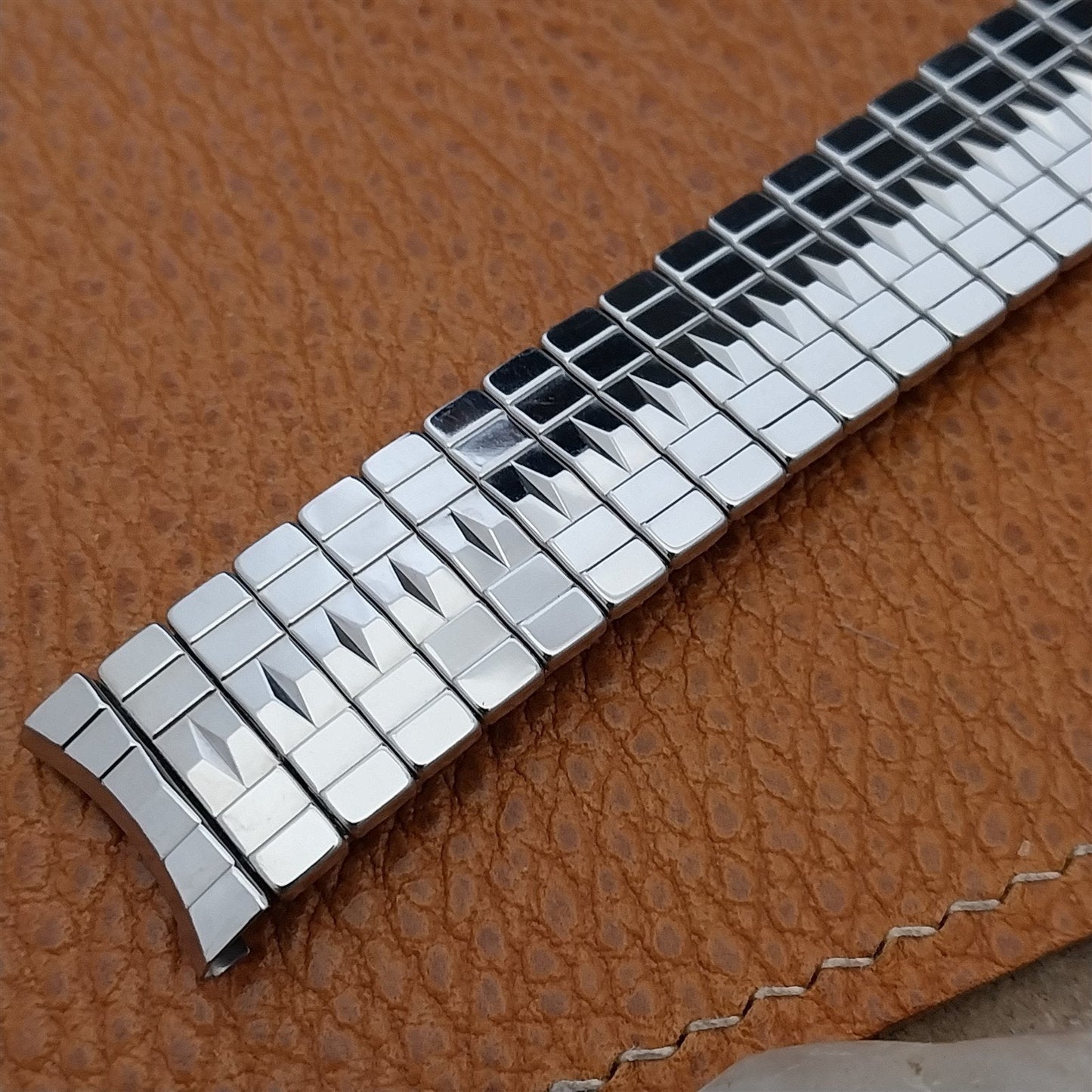 17.2mm Admiral Stainless Steel Expansion Unused 1950s Vintage Watch Band