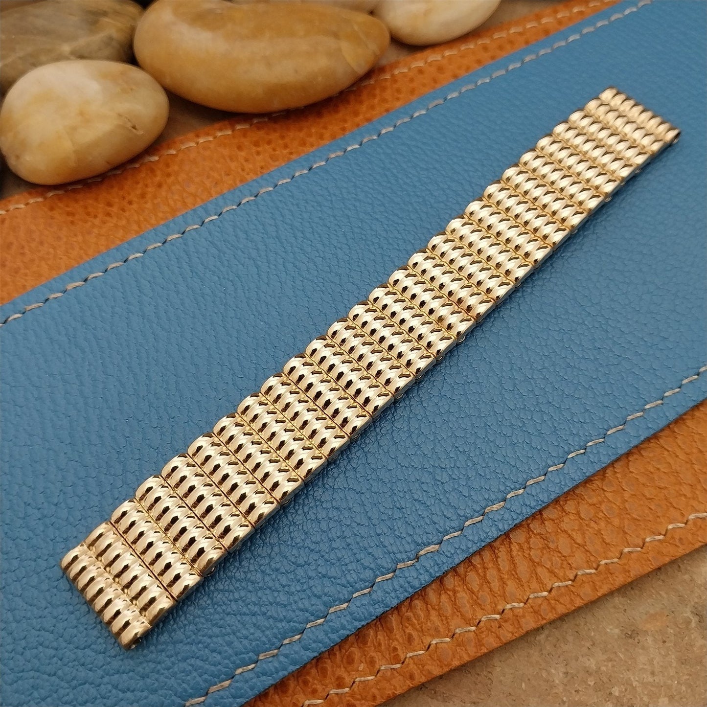 5/8" 12k Gold-Filled JB Champion American Short Patriot 1950s Vintage Watch Band